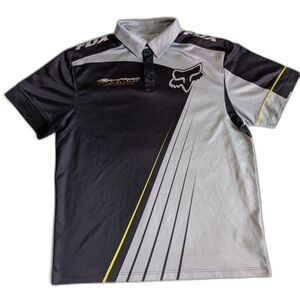 Fox Racing RideNow Powersports Workshop Polo Short Sleeve Shirt XL Rare Moto